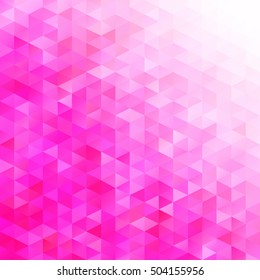 Pink Grid Mosaic Background, Creative Design Templates
