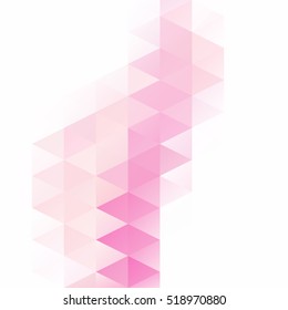 Pink Grid Mosaic Background, Creative Design Templates