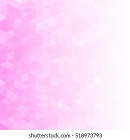Pink Grid Mosaic Background, Creative Design Templates