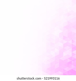 Pink Grid Mosaic Background, Creative Design Templates