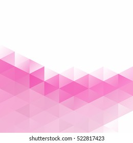Pink Grid Mosaic Background, Creative Design Templates