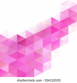 Pink Grid Mosaic Background, Creative Design Templates