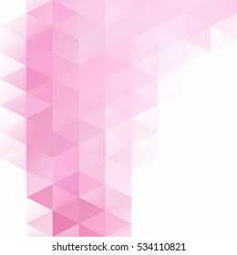 Pink Grid Mosaic Background, Creative Design Templates