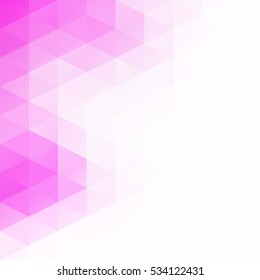 Pink Grid Mosaic Background, Creative Design Templates