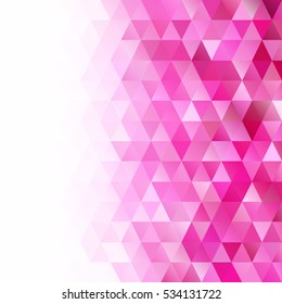 Pink Grid Mosaic Background, Creative Design Templates