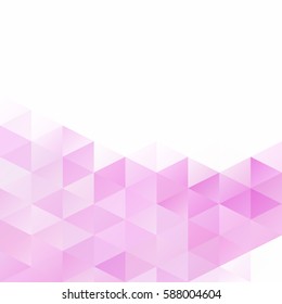 Pink Grid Mosaic Background, Creative Design Templates