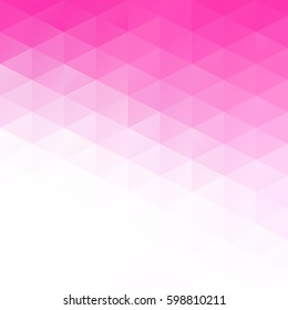 Pink Grid Mosaic Background, Creative Design Templates