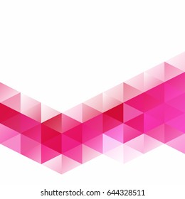 Pink Grid Mosaic Background, Creative Design Templates