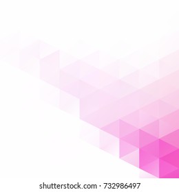 Pink Grid Mosaic Background, Creative Design Templates