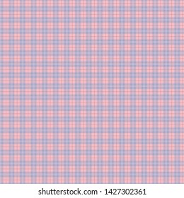 Pink grid pattern material (over check)