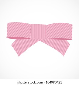 Pink Grosgrain Bow