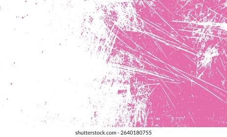 Pink grunge texture with scratch and paint effect abstract background design for creative projects