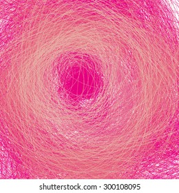 Pink grunge threads vector background. Chaotic threads background texture for banner, card, poster,web design, identity, sticker, business card, promoting and merchandising.