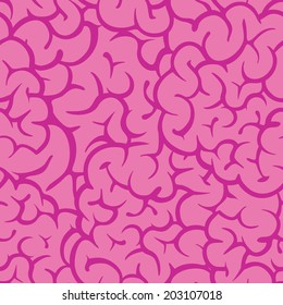 "Pink guts" seamless vector pattern