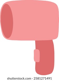 pink hair dryer clip art