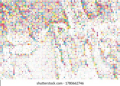 Pink Halftone Brush. Purple Abstract Paper. Red Dots Rough. Blue Comic Brush. Yellow Geometric Rough. Indigo Gradient Rough. Yellow Circle Ink.