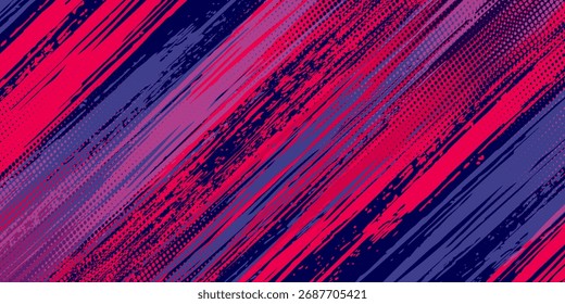 Pink halftone on white background navy. Vector grunge orange glitter abstract