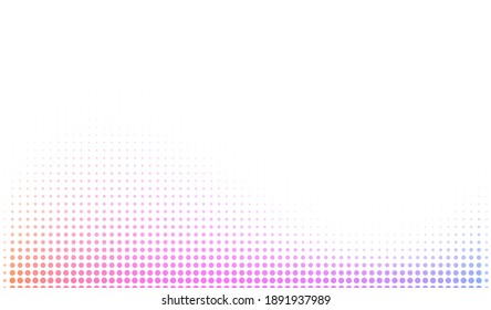 Pink halftone pop art background. Vector illustration.