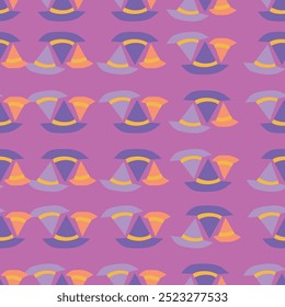 Pink Halloween Witch Hats Seamless Pattern