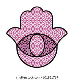 Pink Hamsa Hand