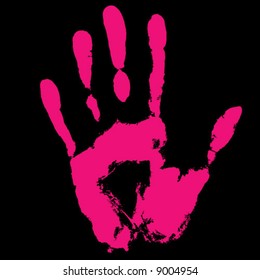 Pink hand