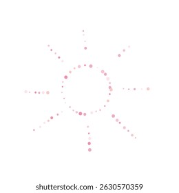 pink hand drawn festive decorative glitter.