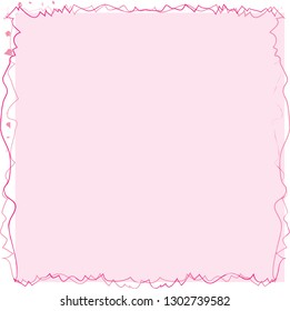 pink hand drawn on pink background for poster, brochures, billboard, wallpaper, flyers, card