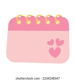 Pink Happy Valentine Vector Icon