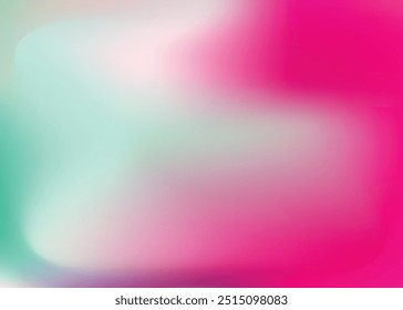 Fondo de degradado rosa y verde nebuloso