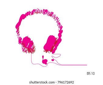 Pink headset by freestyle concept design