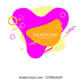 Pink heart abstract vector background. Template for the design of a banner, logo, flyer or presentation. 