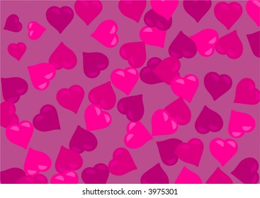 pink heart background