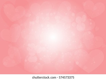 Pink heart background