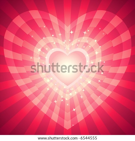 A Pink Heart Background