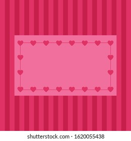 Pink heart background with empty place for text, greeting card for Valentine's day, wedding, mother's day, copy space