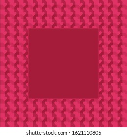 Pink heart background with empty place for text, greeting card for Valentine's day, wedding, mother's day, copy space