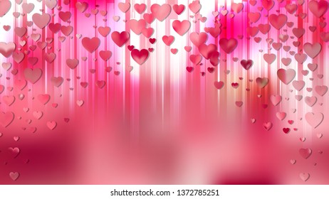 Pink Heart Background Image Stock Vector (royalty Free) 1372785251 