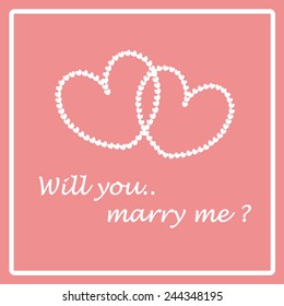 pink heart  background may be use for Valentine or wedding card