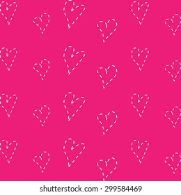Pink Heart Background set great for any use. Vector EPS10.