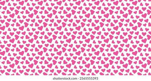 Pink heart background for valentine