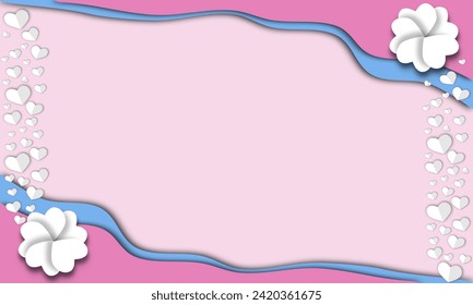 pink heart background for Valentine's day card,wedding card. the meaning of love