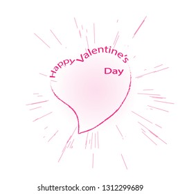 pink heart and beams