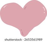 pink heart clip art vector