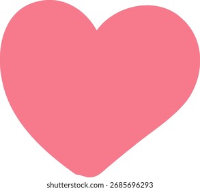Pink Heart clip art vector