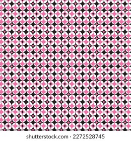 pink heart decor black surface