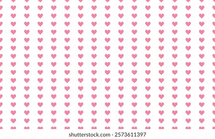 Pink Heart fade pattern. Faded halftone Happy Valentines Day web banner or header. Modern abstract art background design.