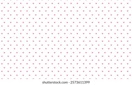 Pink Heart fade pattern. Faded halftone Happy Valentines Day web banner or header. Modern abstract art background design.