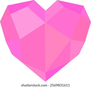 Pink heart gemstone valentine day 9