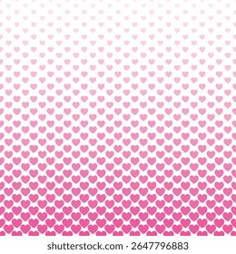 Textura de gradiente cor-de-rosa do coração para o dia dos namorados