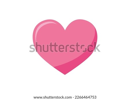 Pink heart icon vector illustration